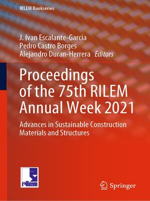 cover image of Proceedings of the 75th RILEM Annual Week 2021
